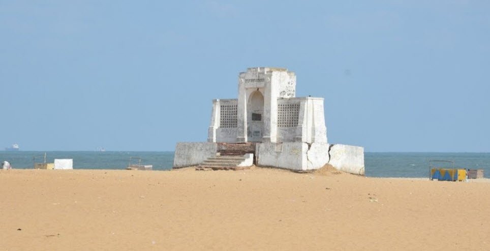 Edward Elliot's Beach, Tamil Nadu, India